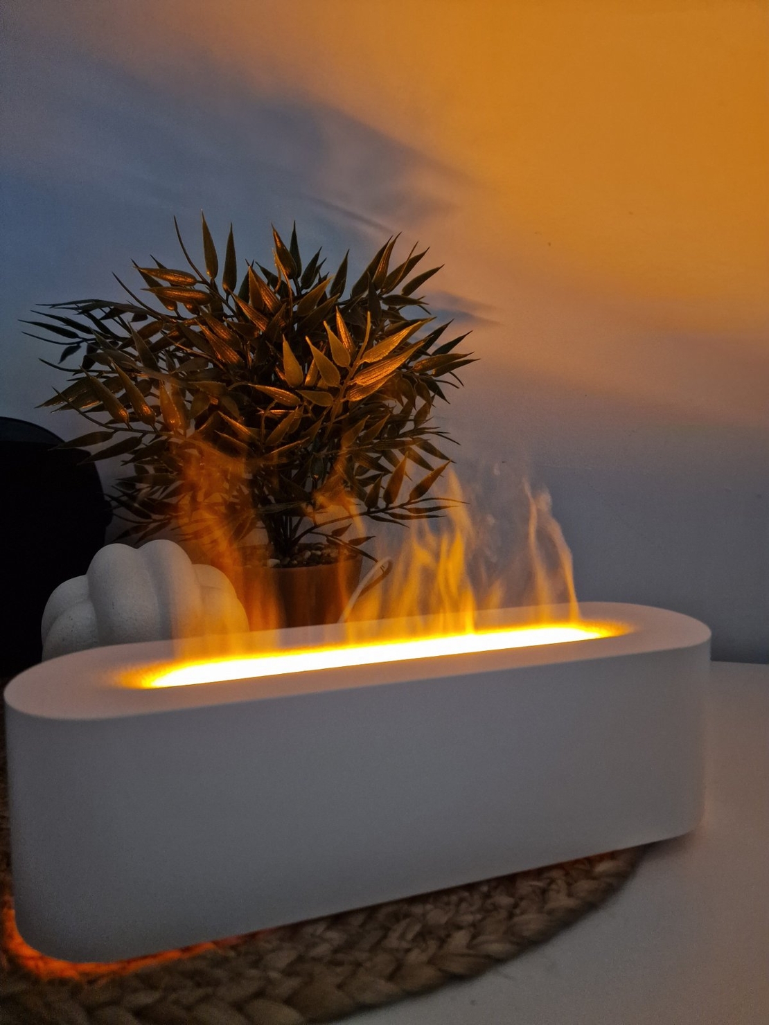 Ултразвуков дифузер Fire бял