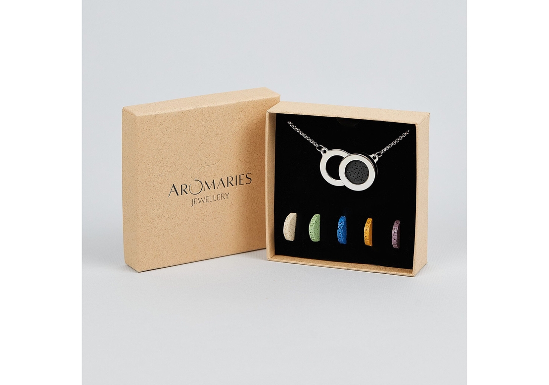 Eclipse - kолие с арома дифузер от родий