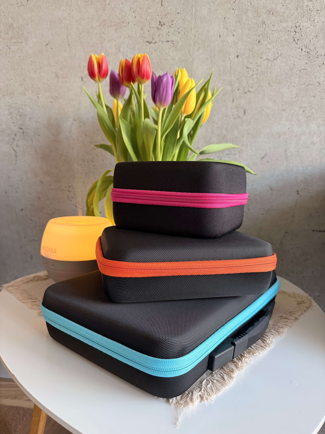 Голям куфар-органайзер за 60 бутилки етерични масла