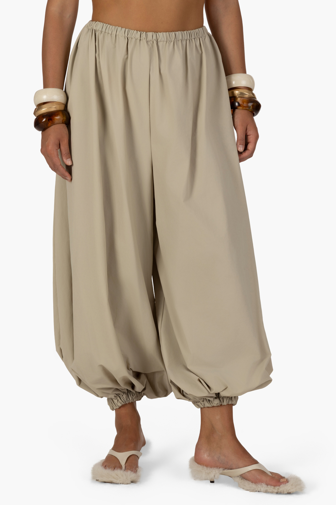 Genie Ballon Pants Khaki