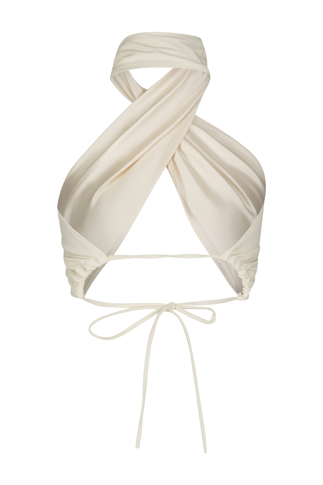 Akakki Satin Cross Top