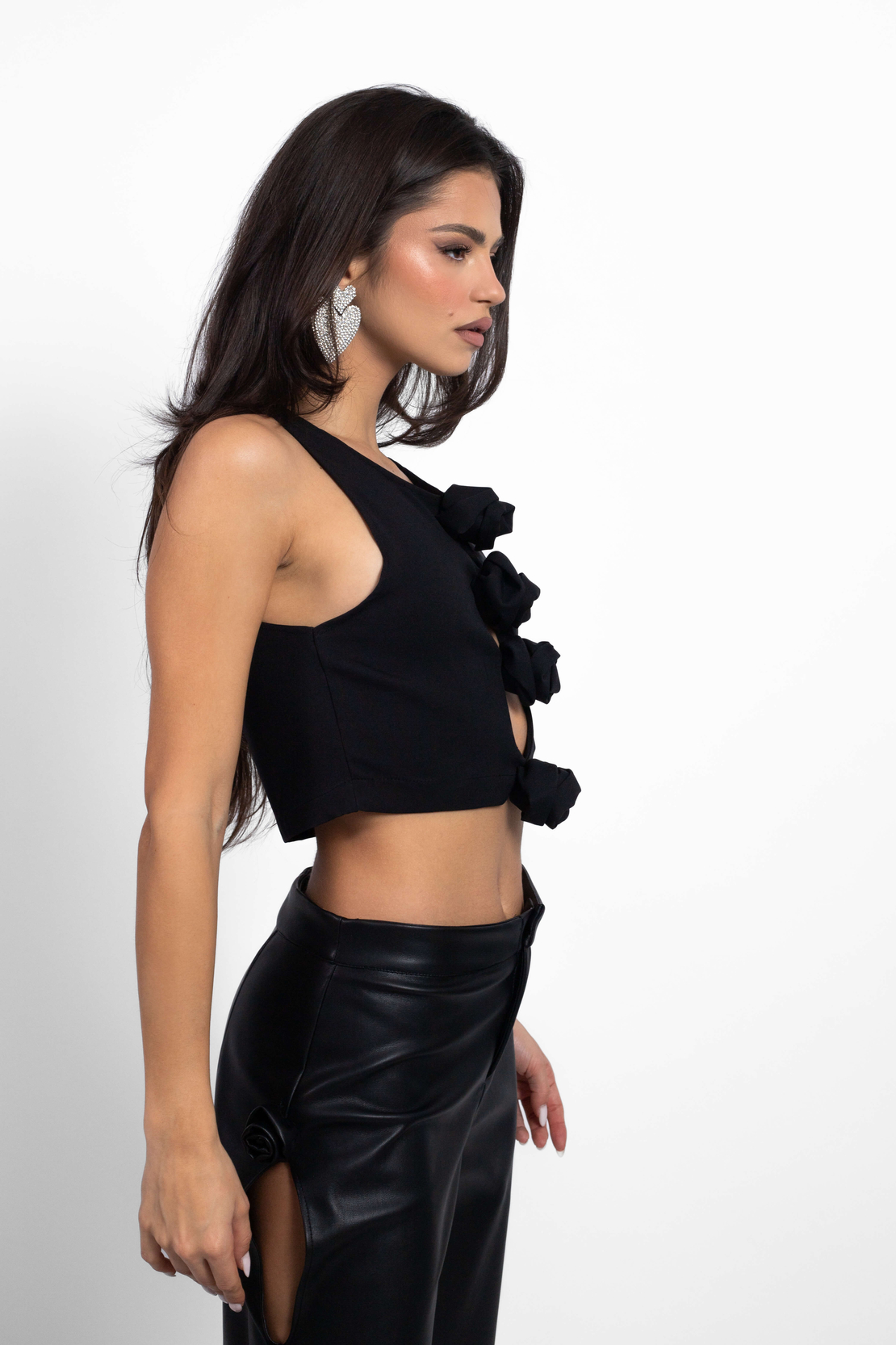 FLAMME CUT OUT TOP