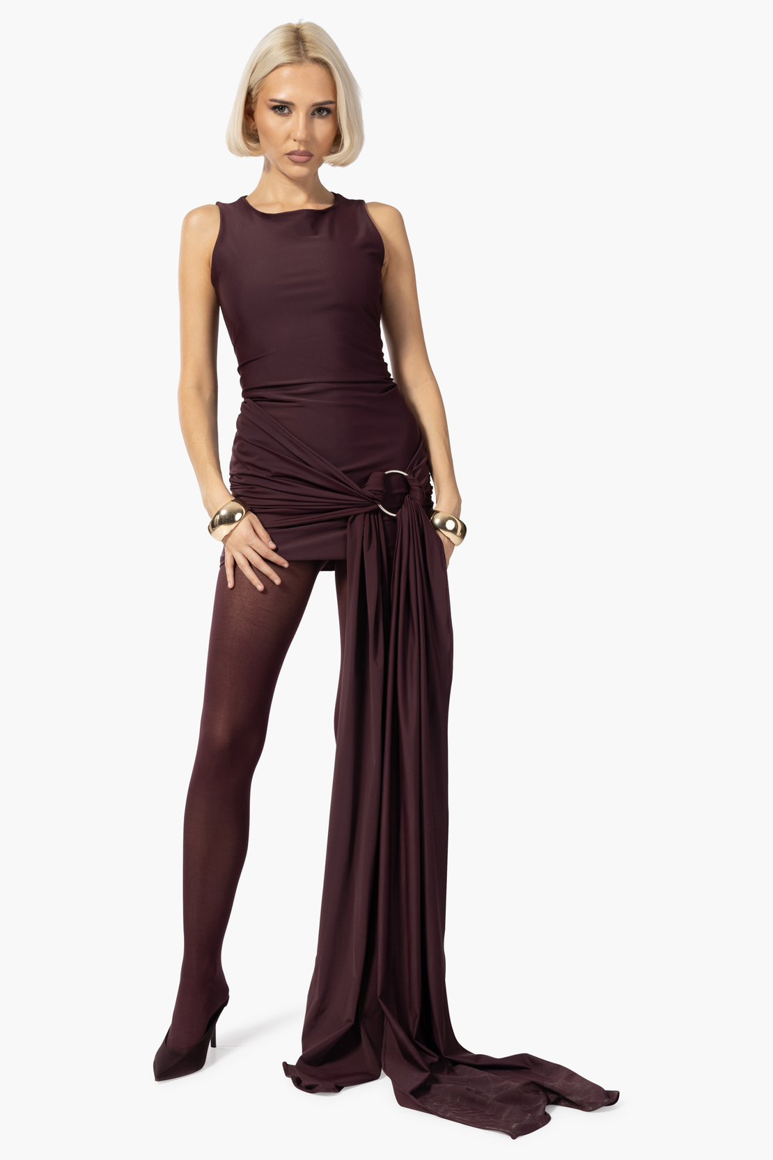 Beaune burgundy dress