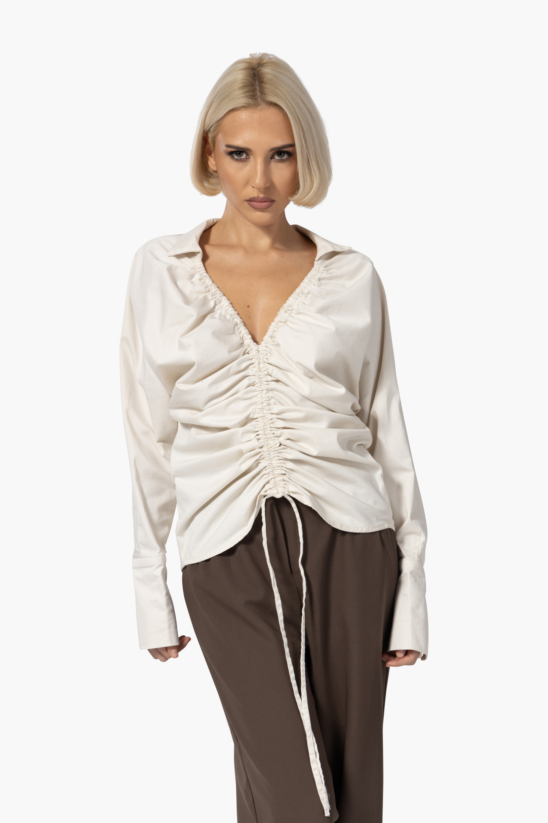 Hera gathered shirt