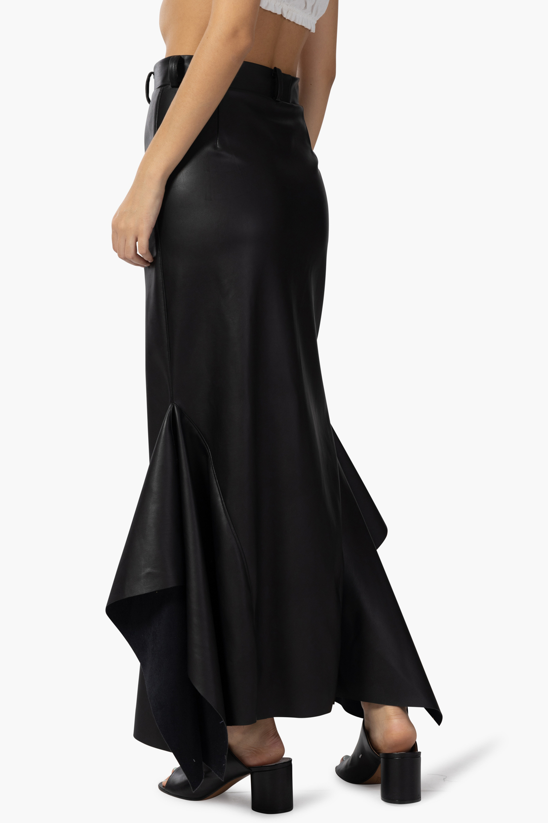 Cienna leather skirt