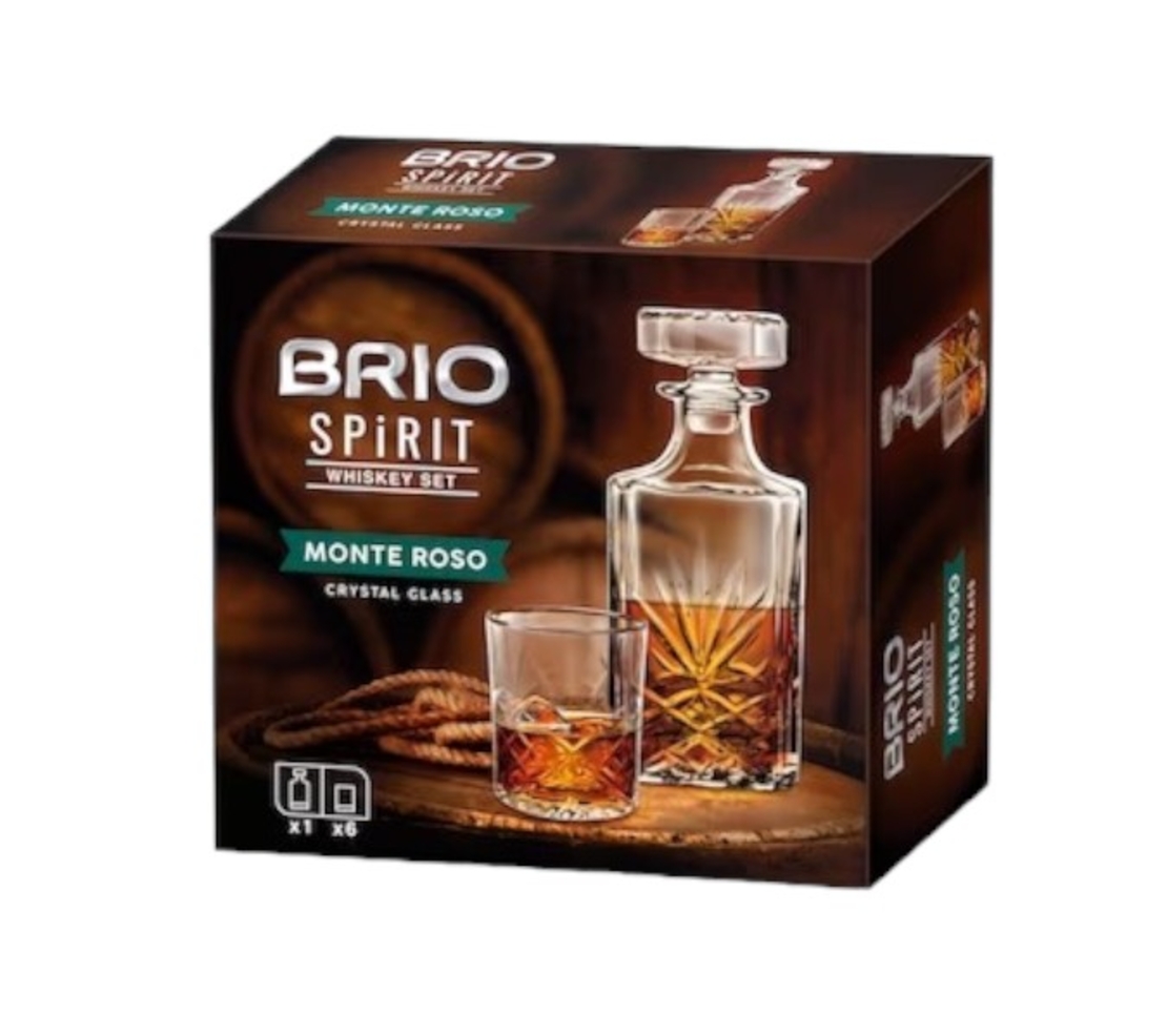Комплект за уиски  BRIO Spirit -MONTE ROSO