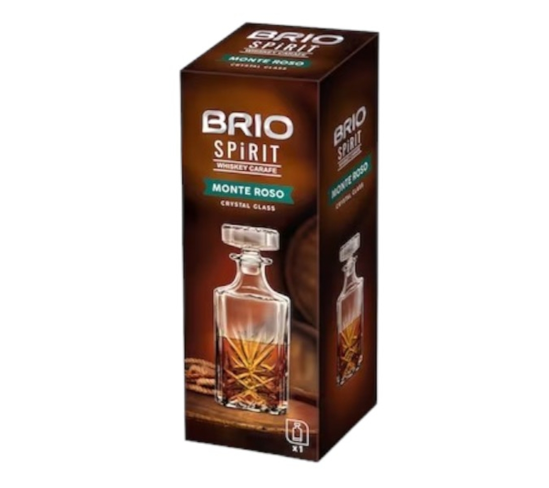 Гарафа BRIO Spirit- MONTE ROSO-кристално стъкло