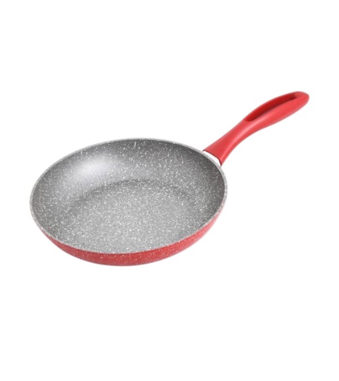 Тиган Voltz OV54419A24, 24см.,Мраморно покритие,Индукция, Червен