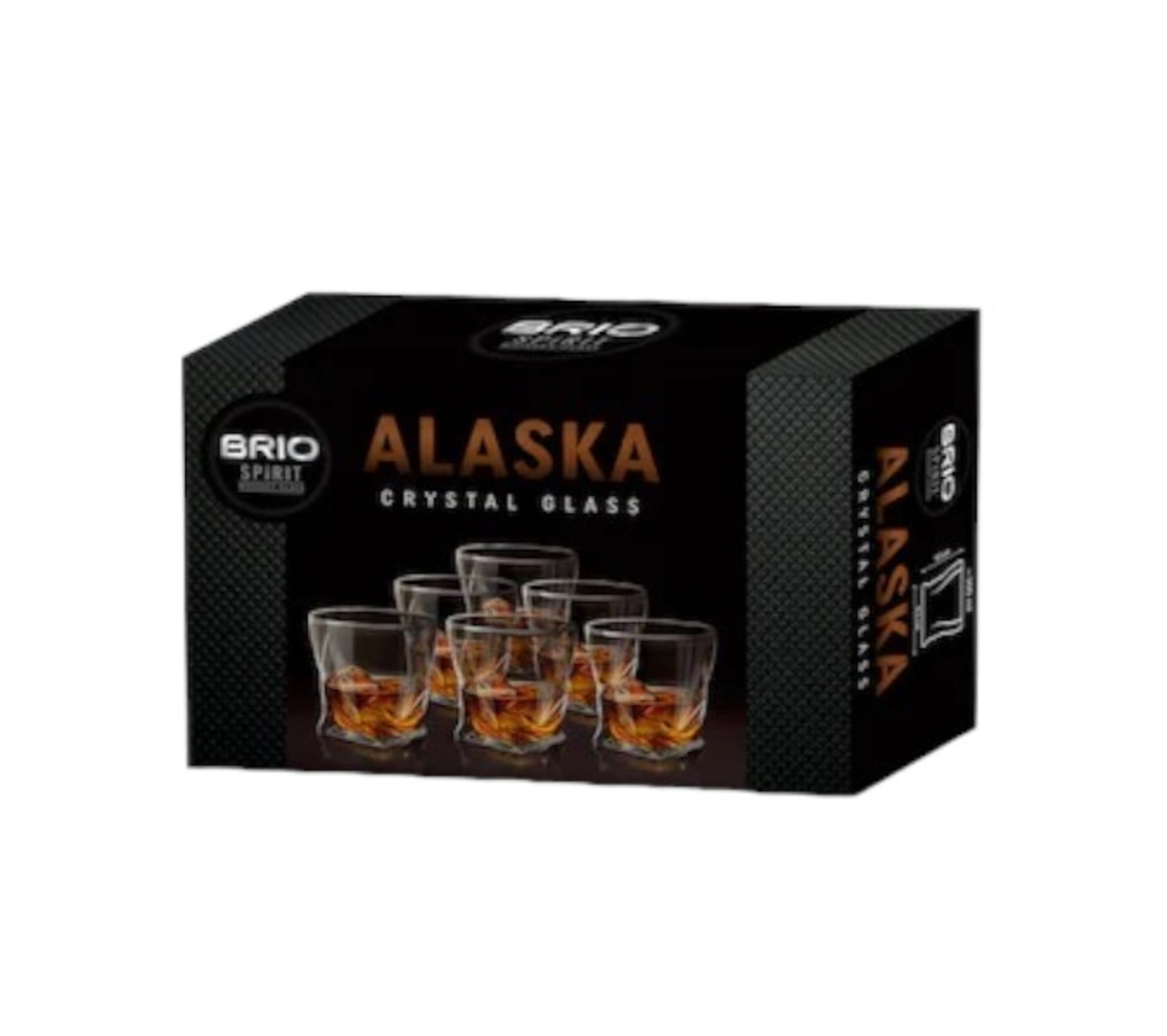 Чаши за уиски BRIO Spirit 6бр.-ALASKA