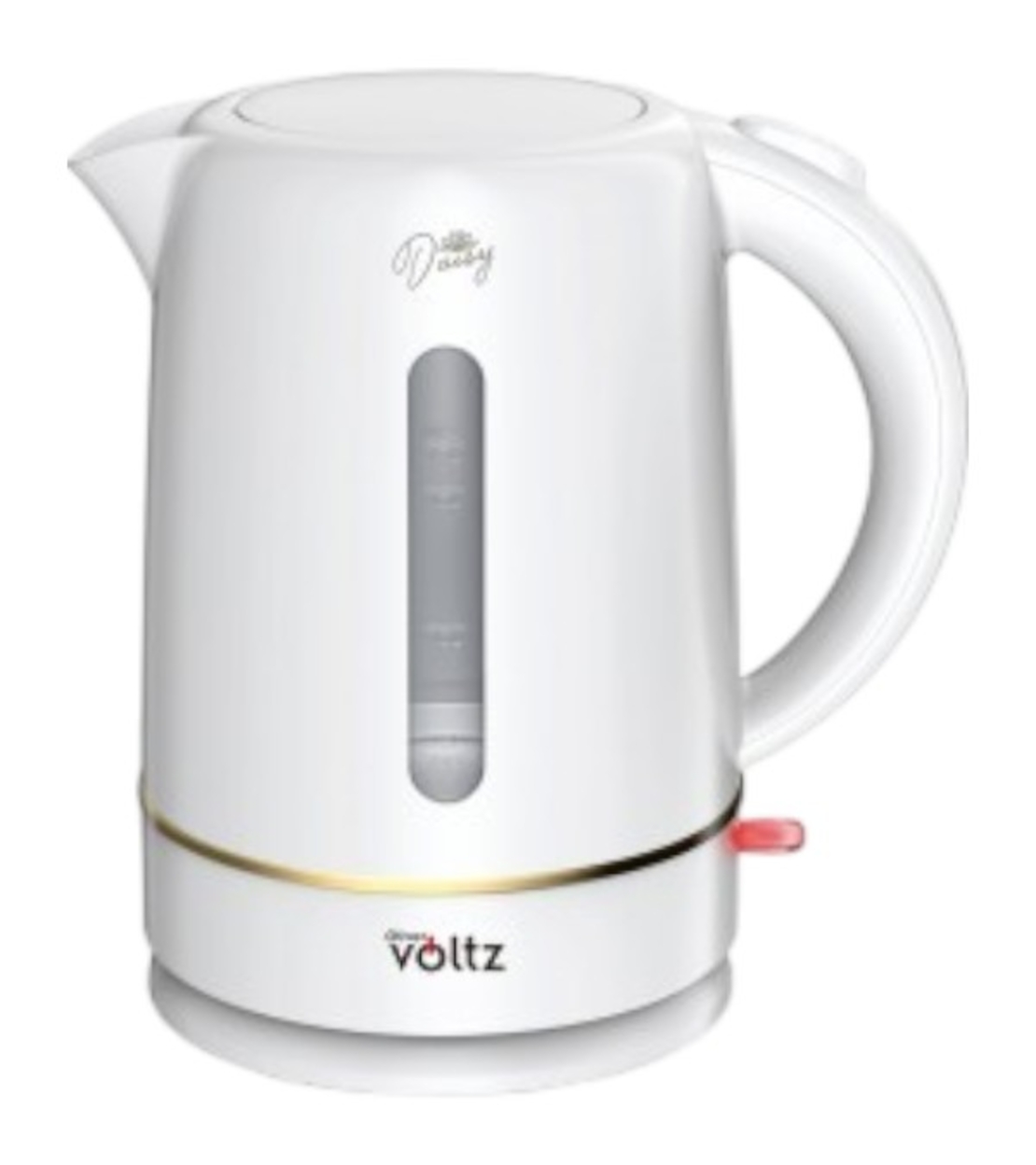 Електрическа кана Voltz Daisy, OV51230W, 2200W, 1.7л, Бяла