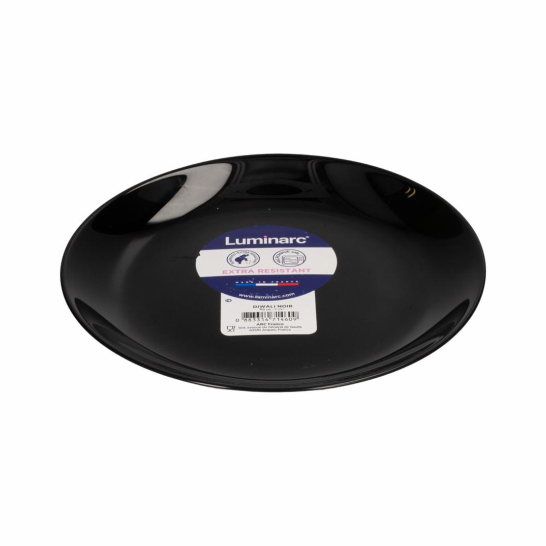 Luminarc Diwali-Десертна чиния 19 см.черна 1бр.