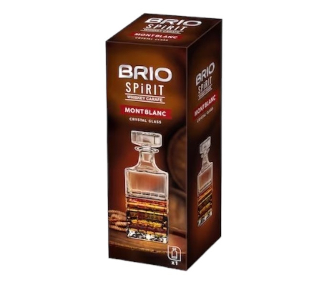 Гарафа BRIO Spirit- MONT BLANC-кристално стъкло