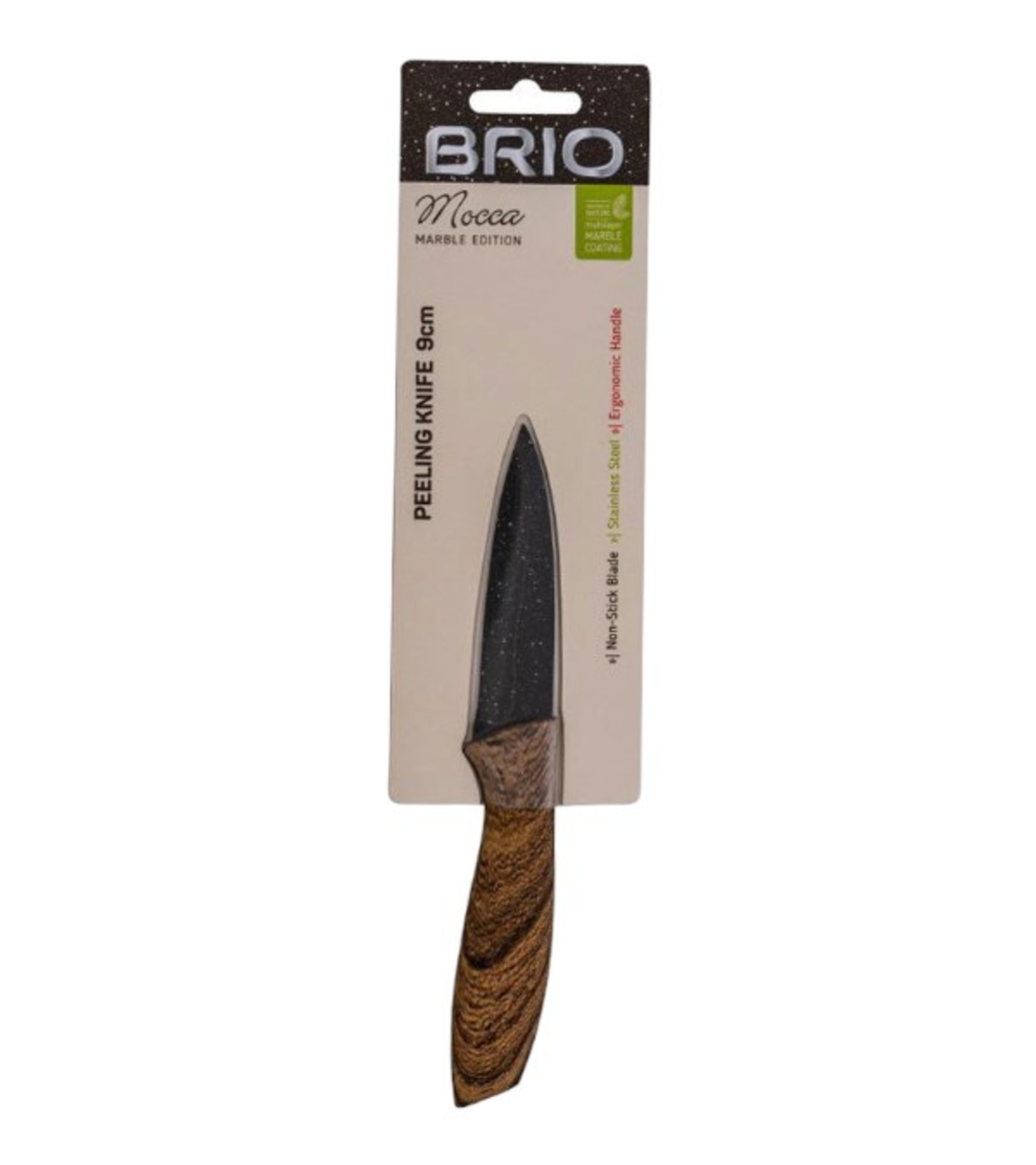 Нож BRIO MoccaMarble- за белене 9см.