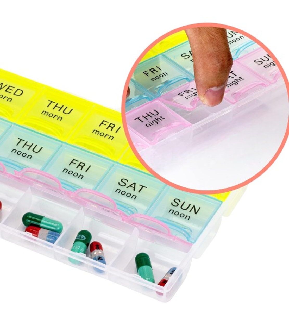 Кутия за лекарства 21 отделения