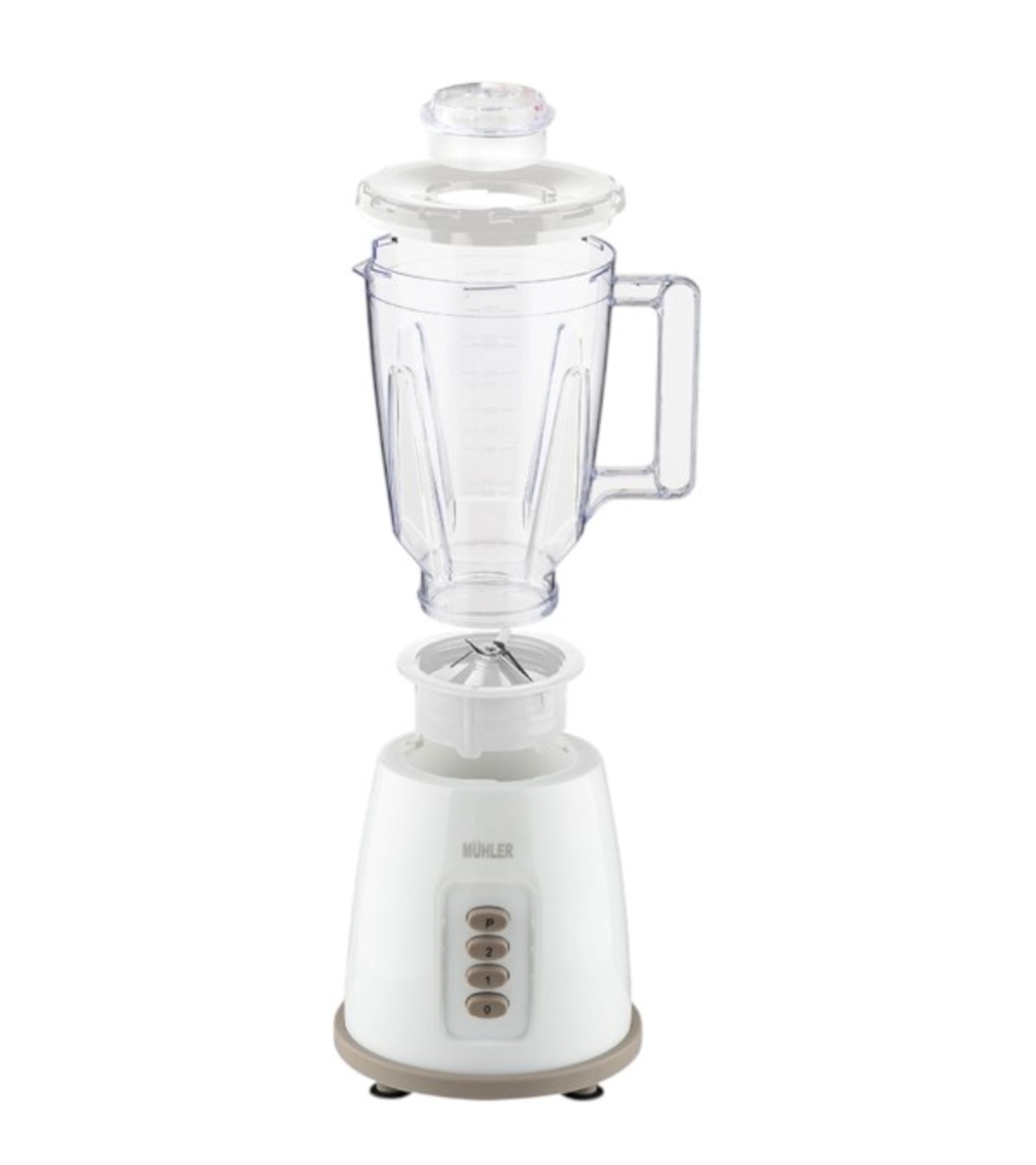 Блендер Muhler MB-155, 500W, 1.5 л, пласт.кана, сив