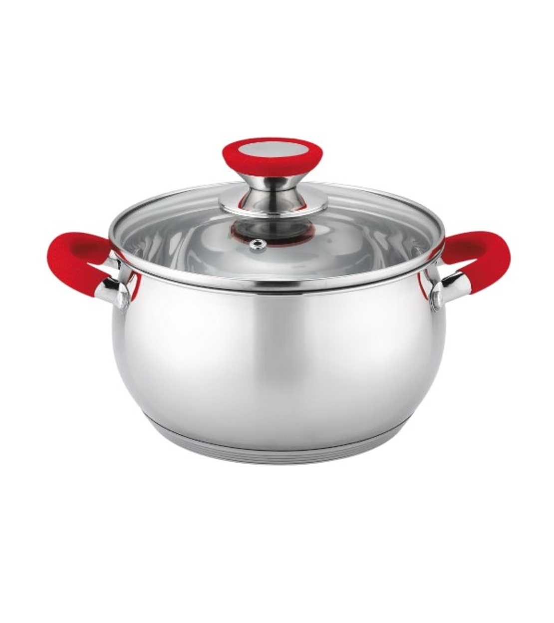 Тенджера сиви дръжки, неръждаема стомана 20см. / 3.5 литра