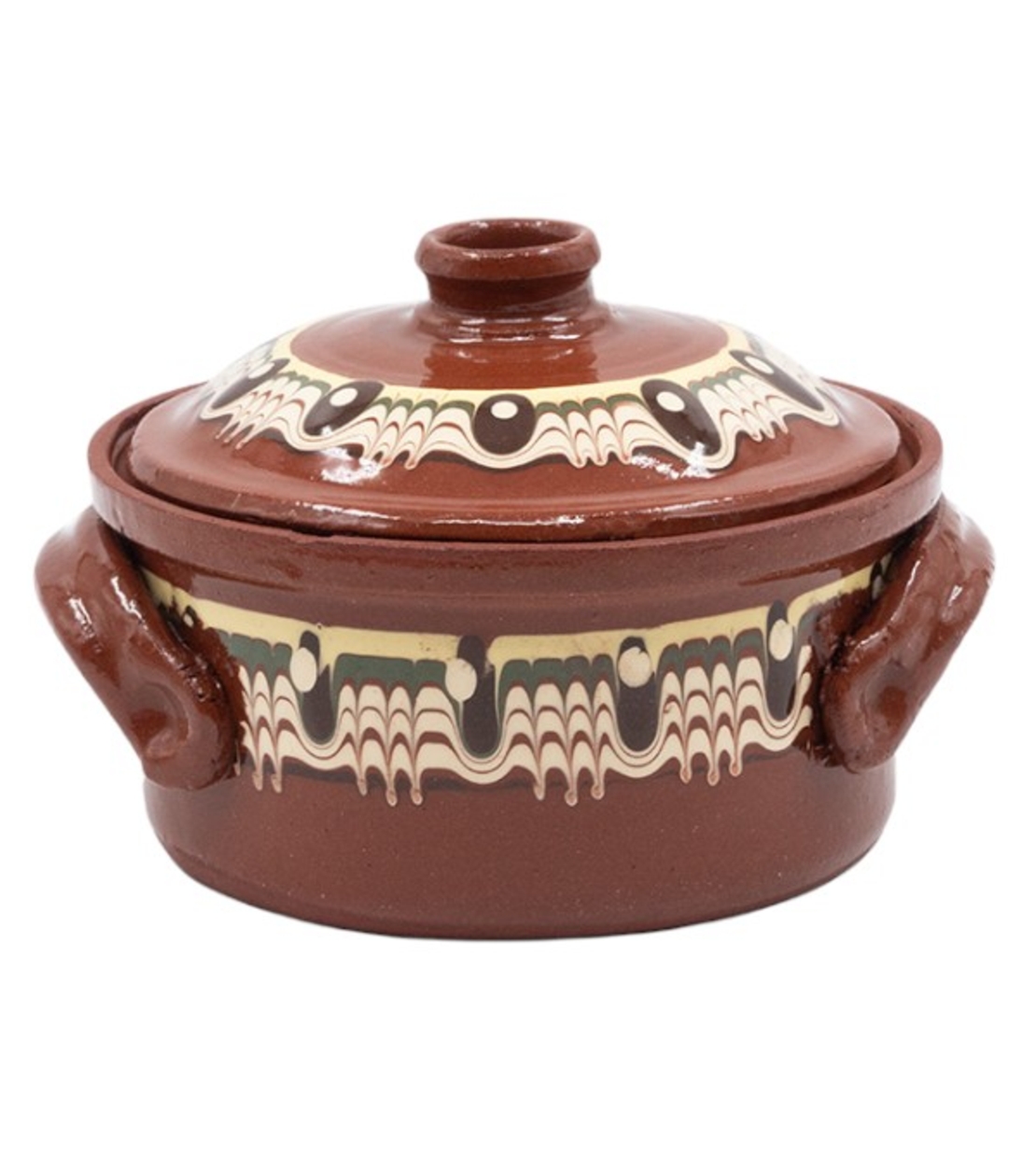 Гювече 500 мл. Троянска шарка