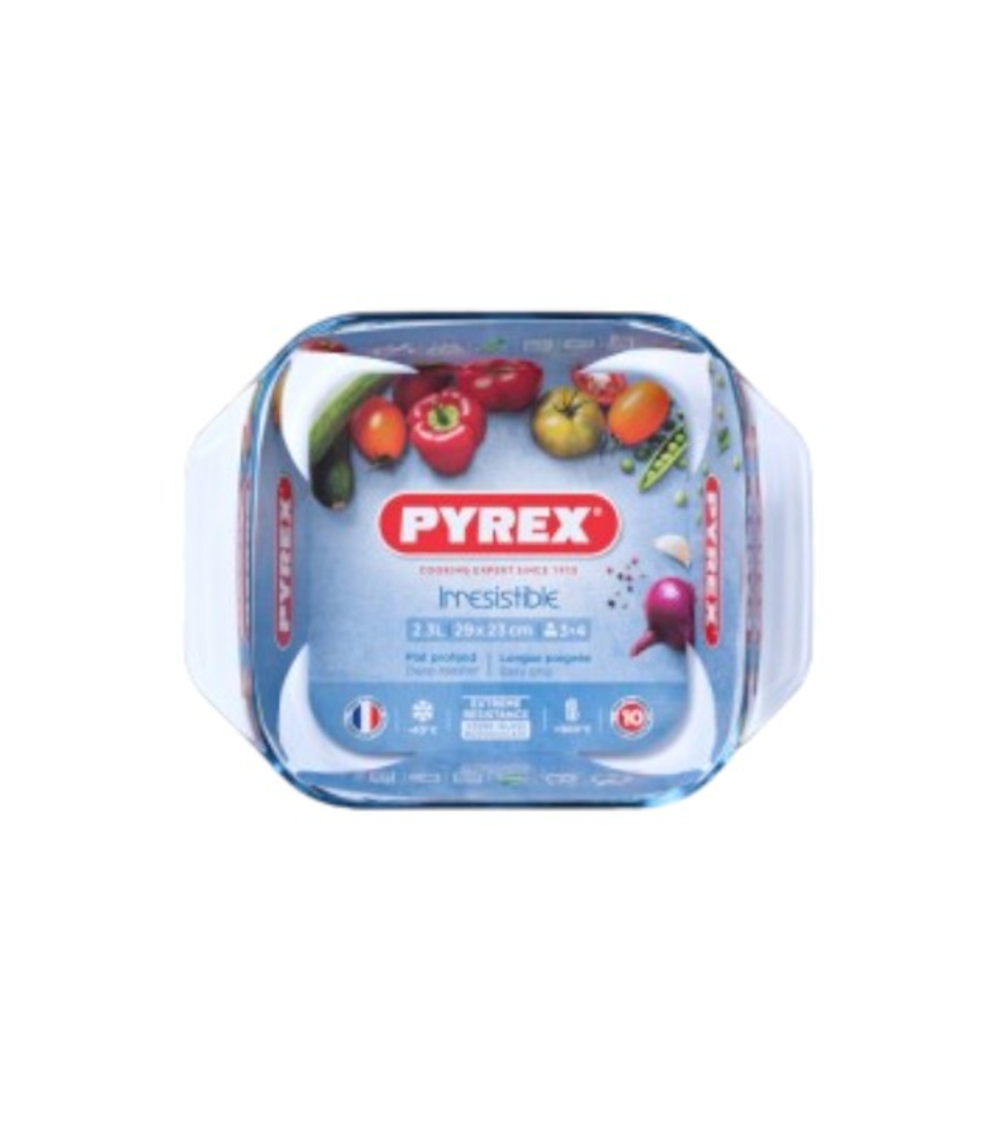 Тава правоъгална с дръжки 2.3л.PYREX IRRESISTIBLE