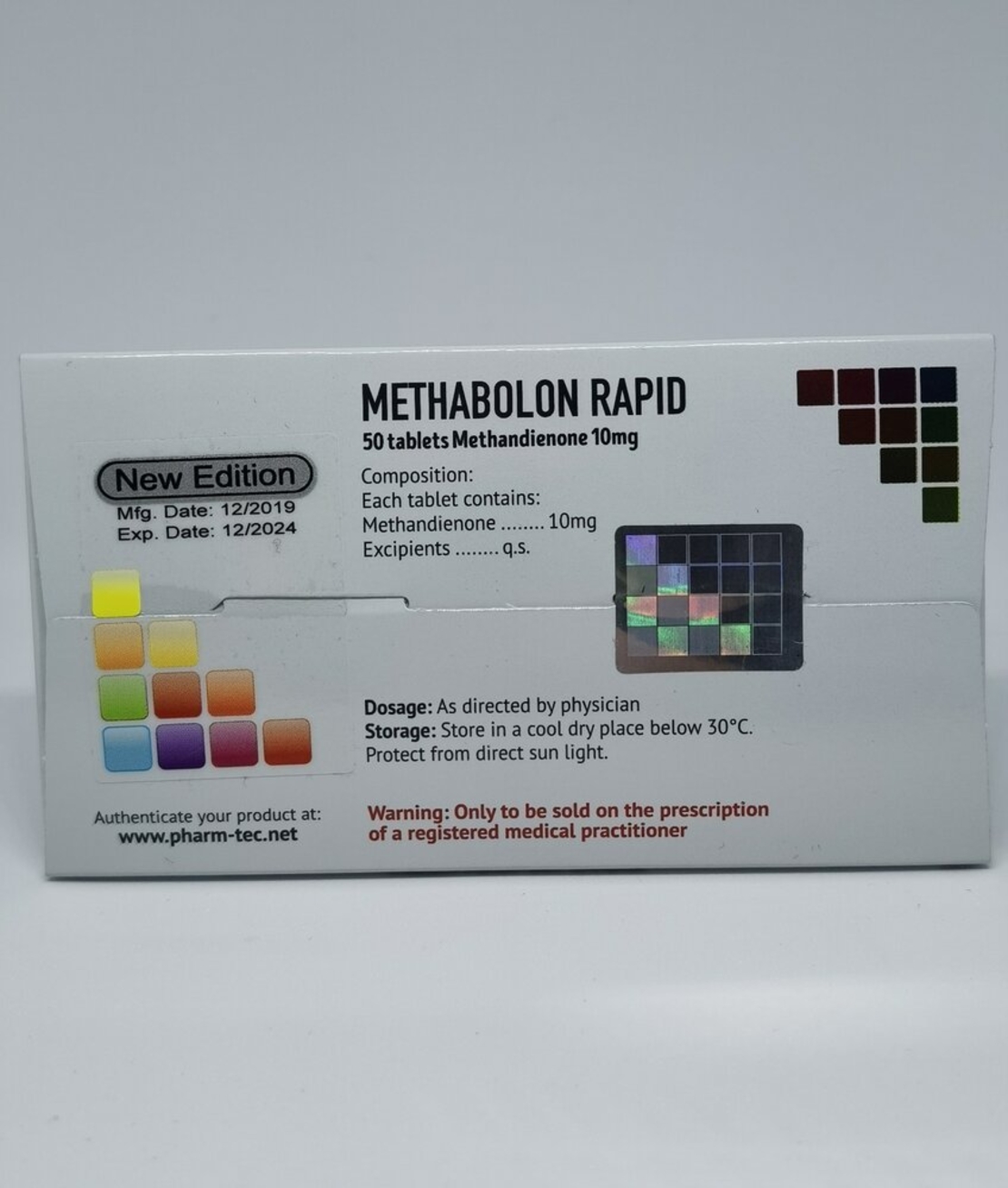 Pharm-Tec. Methabolon Rapid 10 mg 50 tabs