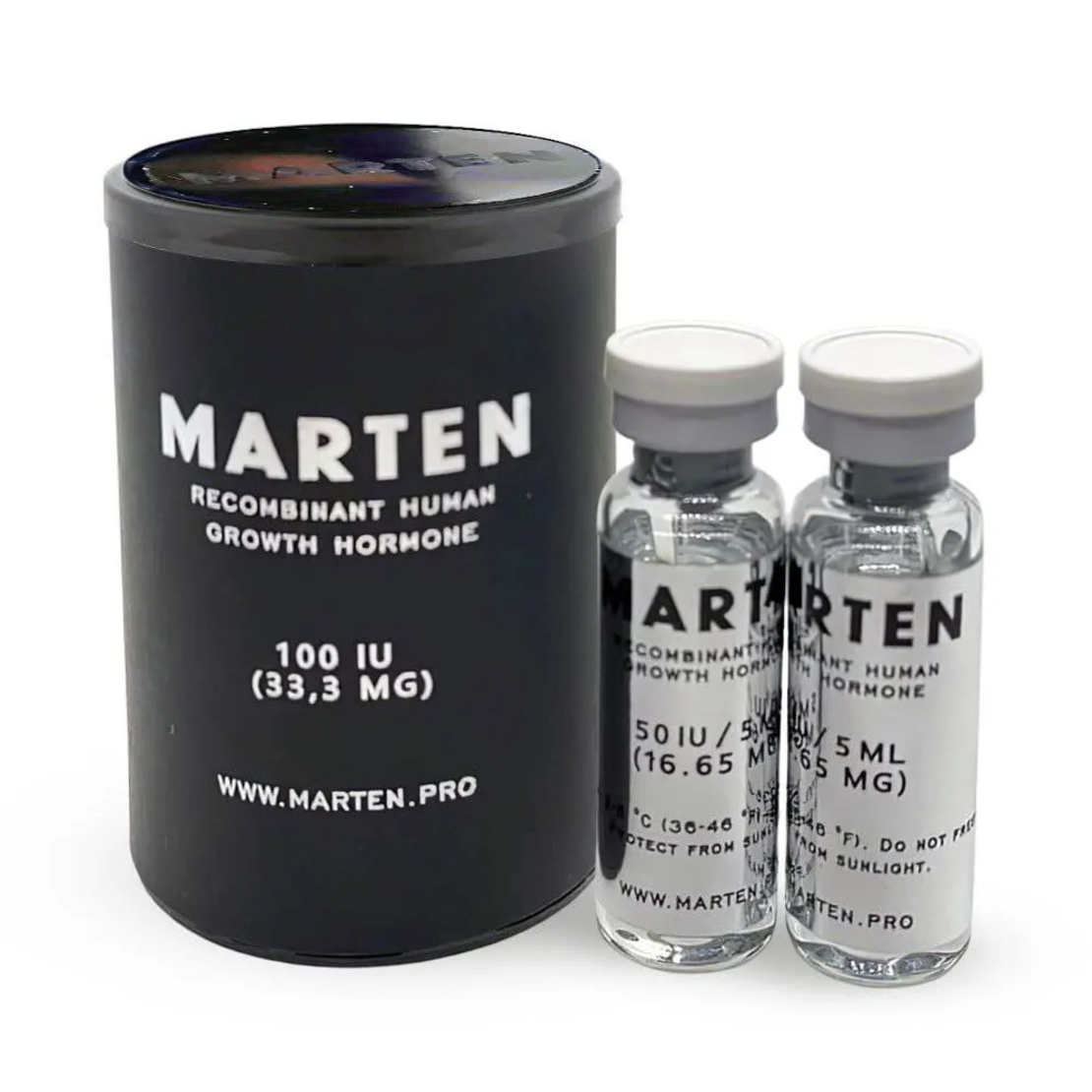 Растежен хормон Marten 100IU 33.3mg - 2 флакона