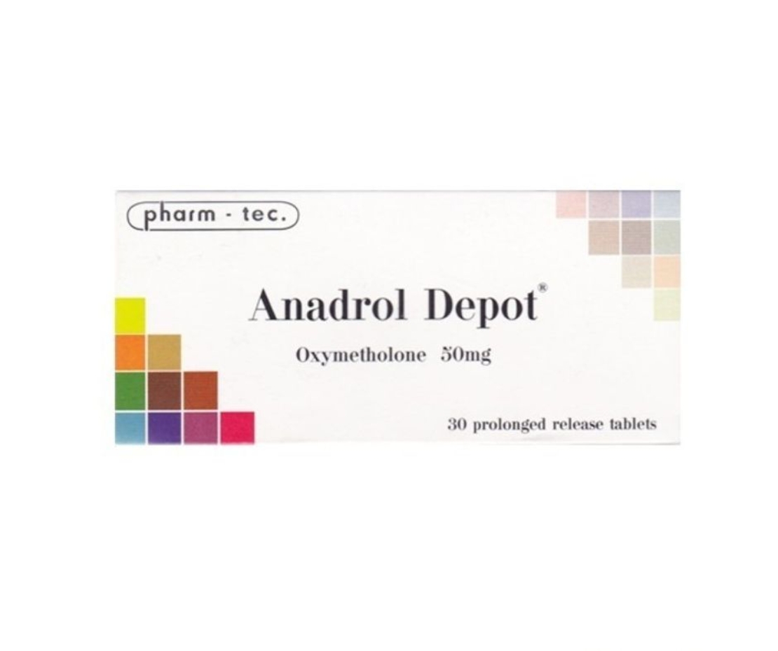 Pharm-tec. Anadrol Depot 50 mg 30 tabs