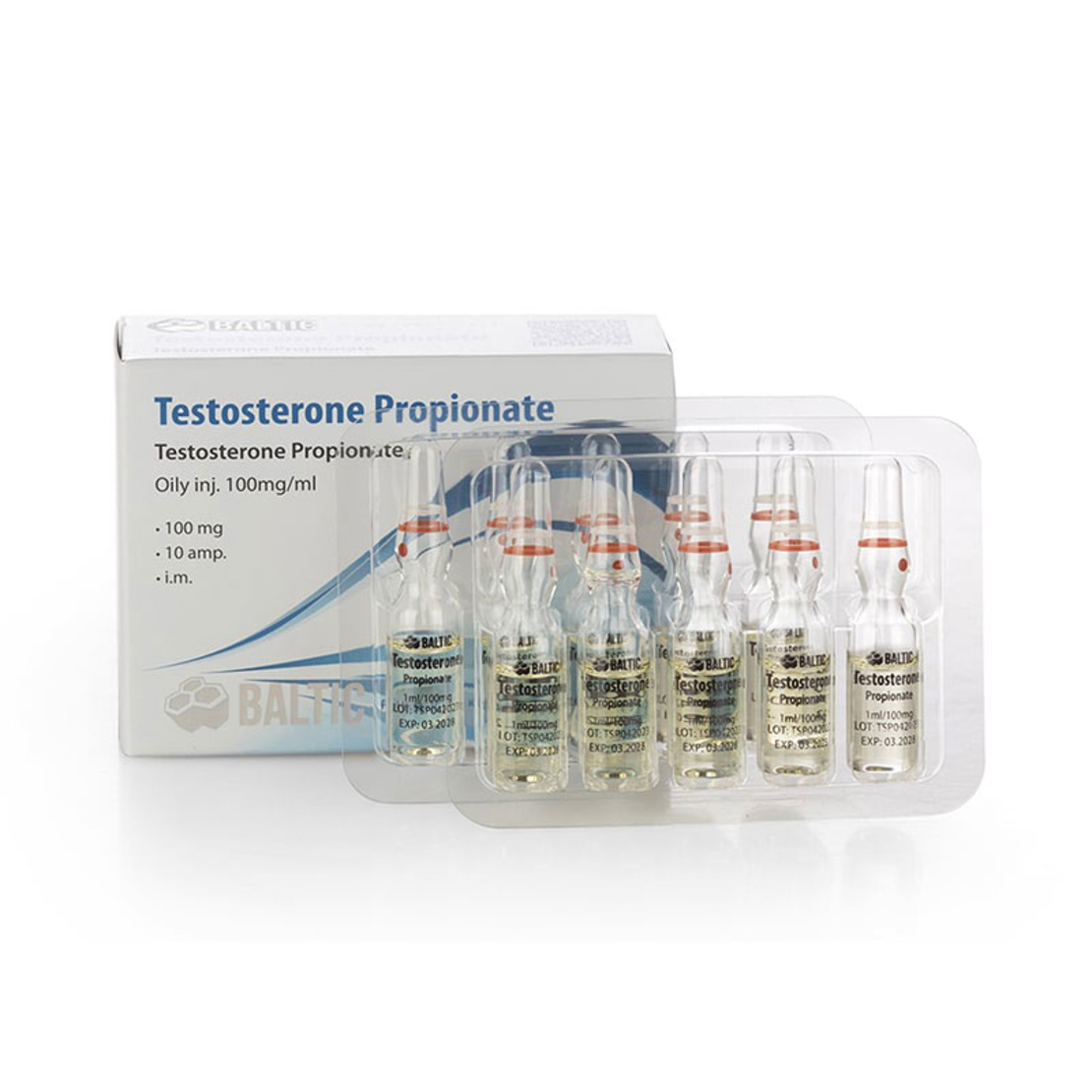 Baltic Pharmaceuticals Testosterone Propionate 250 mg / ml 10 amp