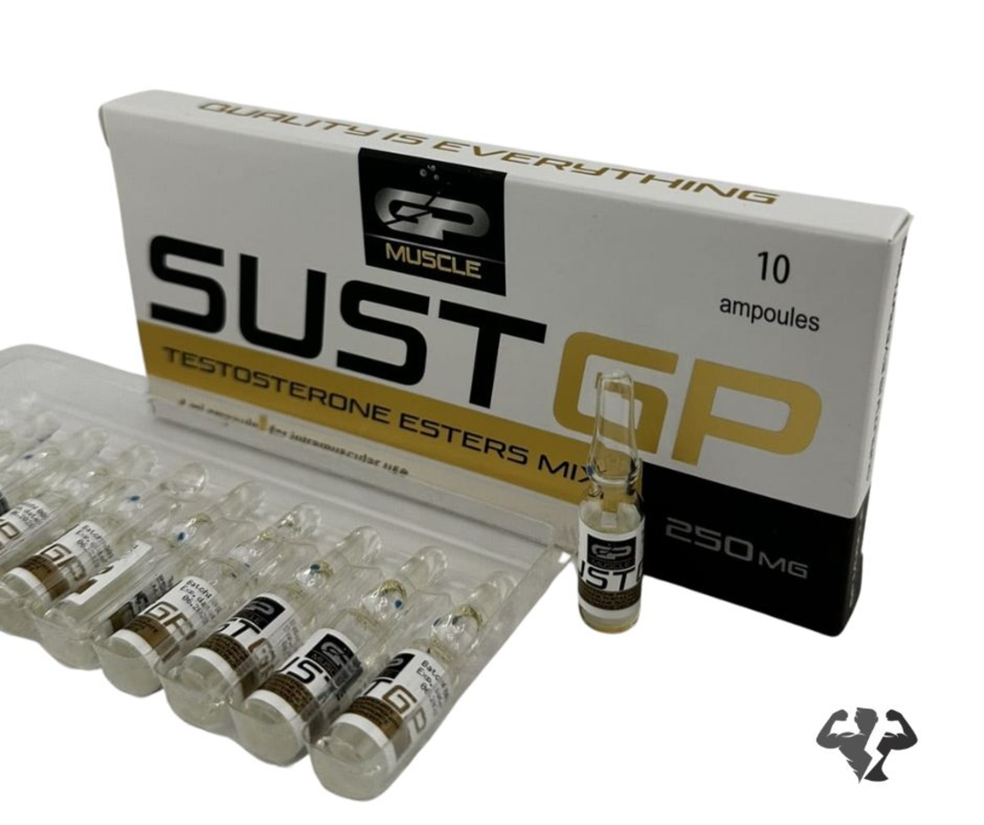 GP Muscle Sust ( Sustanon ) - Testosterone Mix 10 amp 250 mg / ml