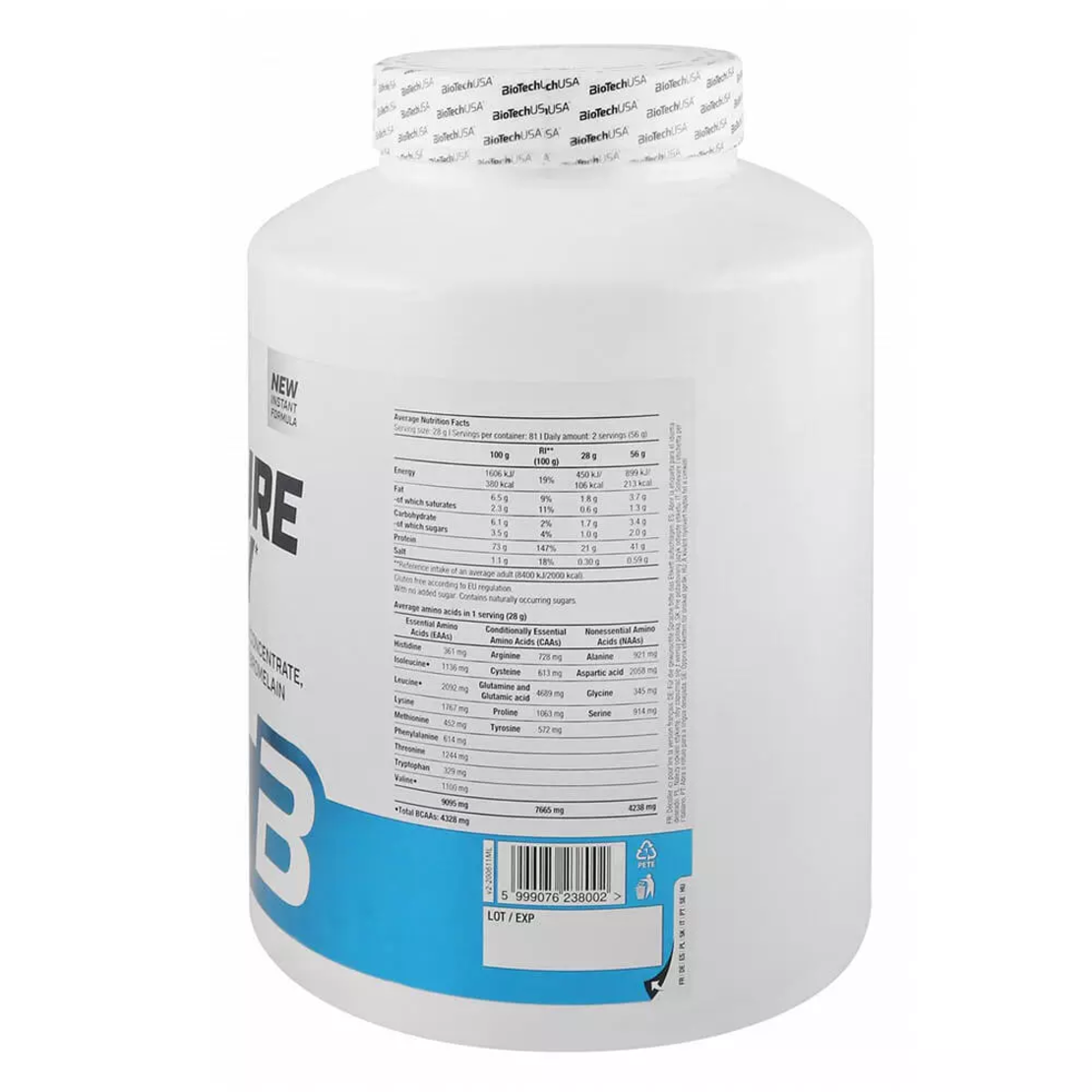 BIOTECH USA 100% Pure Whey 2270 g