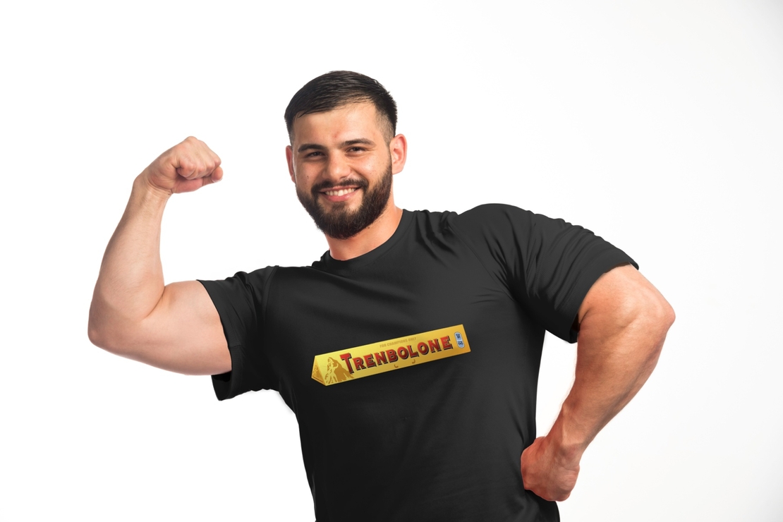 Тениска за фитнес Trenbolone - Oversized