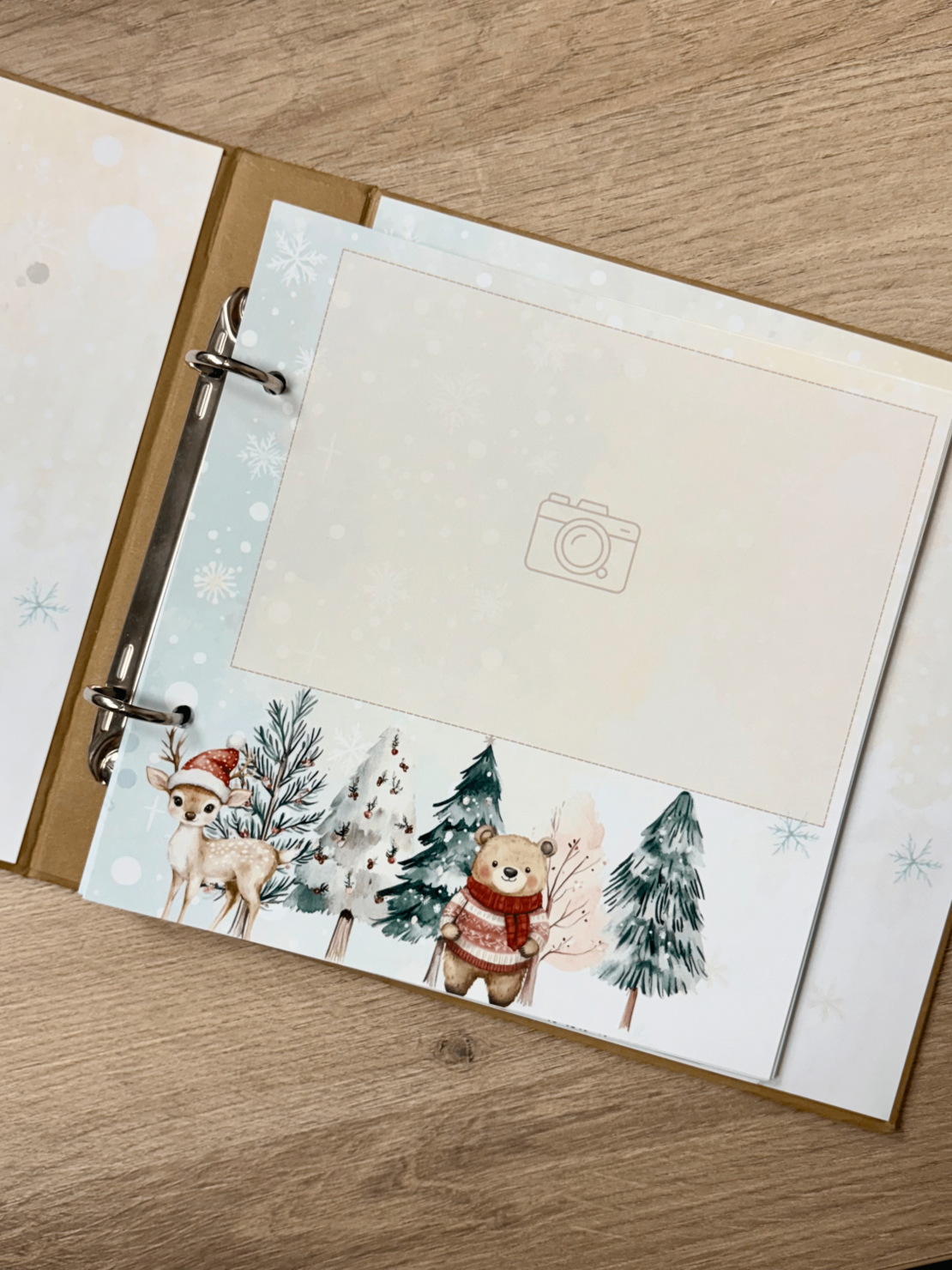 CRAFTONA Албум дневник с ринг механизъм – коледен горски свят