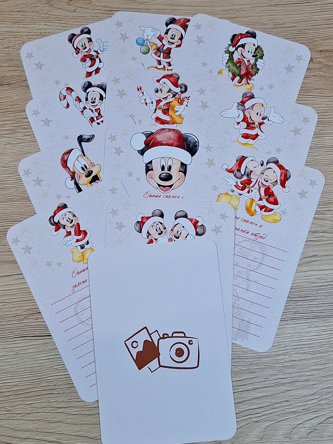 CRAFTONA Коледен албум с фотокарти – мики и мини маус