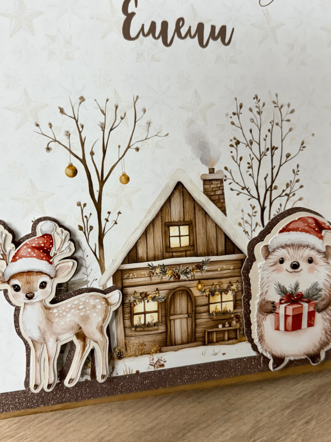 CRAFTONA Албум дневник с ринг механизъм – коледен горски свят