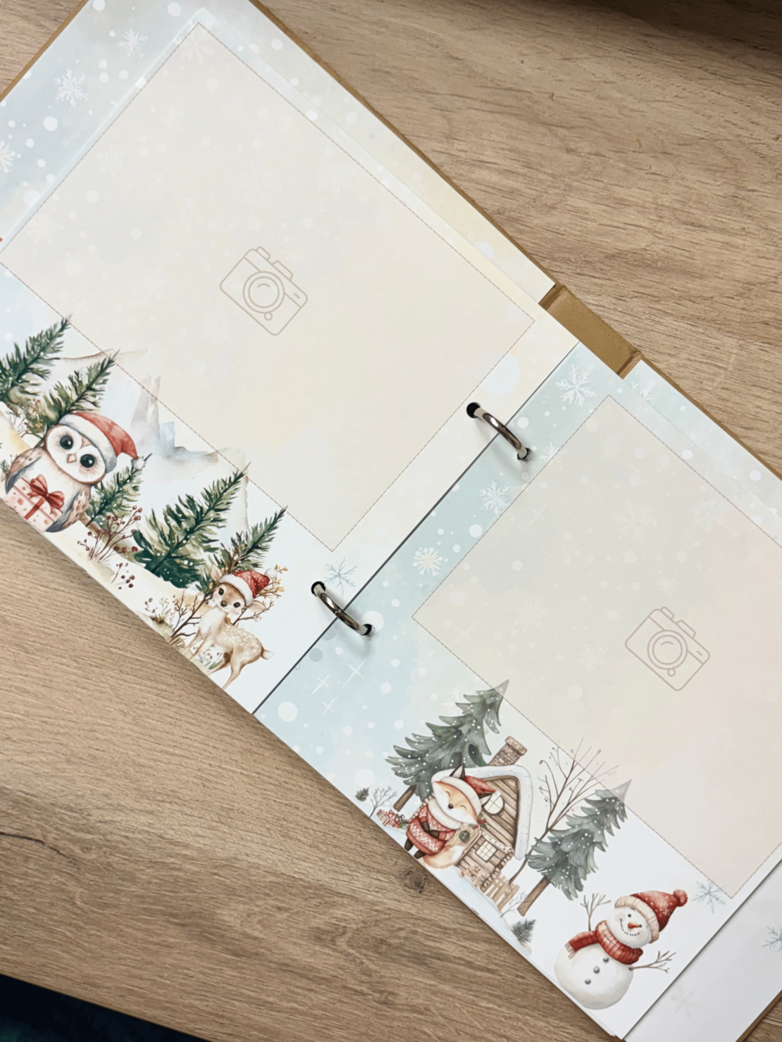 CRAFTONA Албум дневник с ринг механизъм – коледен горски свят