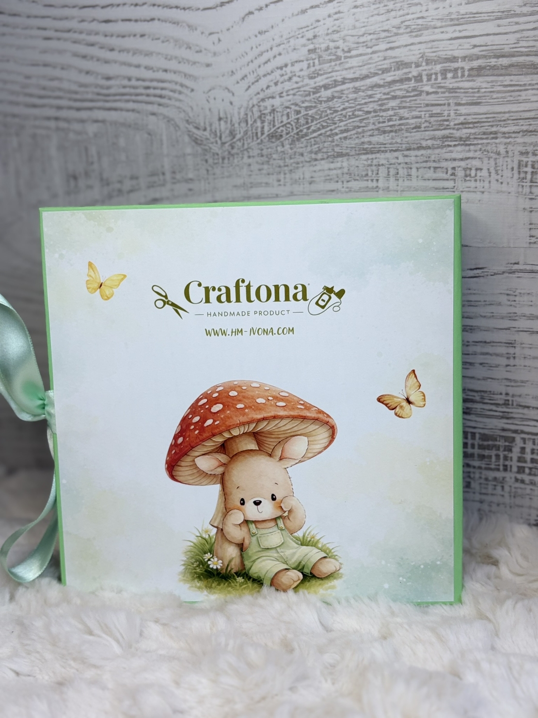 CRAFTONA Албум дневник с ринг механизъм - Зелени зайчета