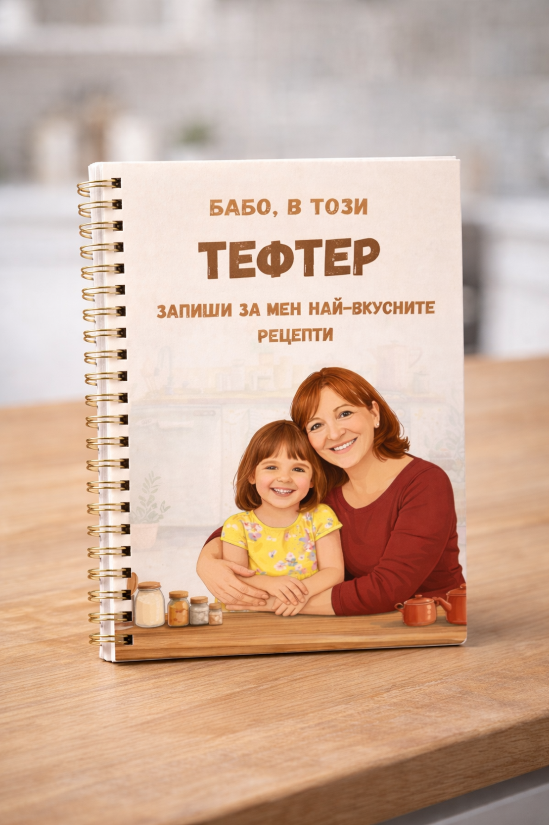 CRAFTONA Тефтер за рецепти – подарък за баба от сърце