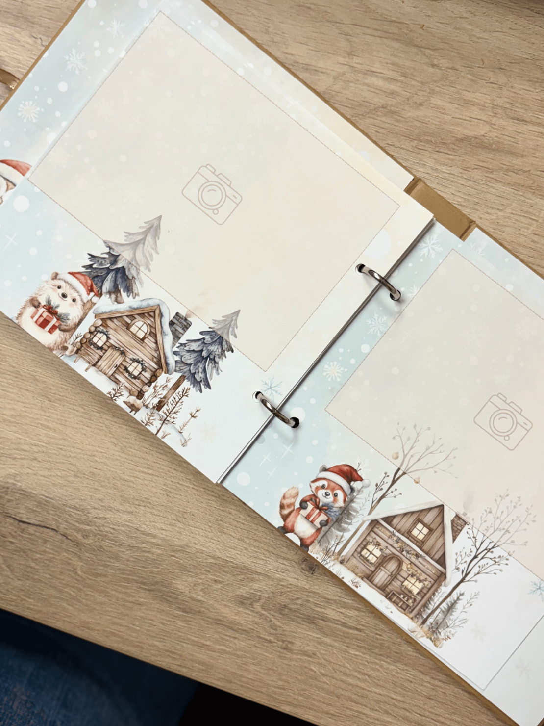 CRAFTONA Албум дневник с ринг механизъм – коледен горски свят