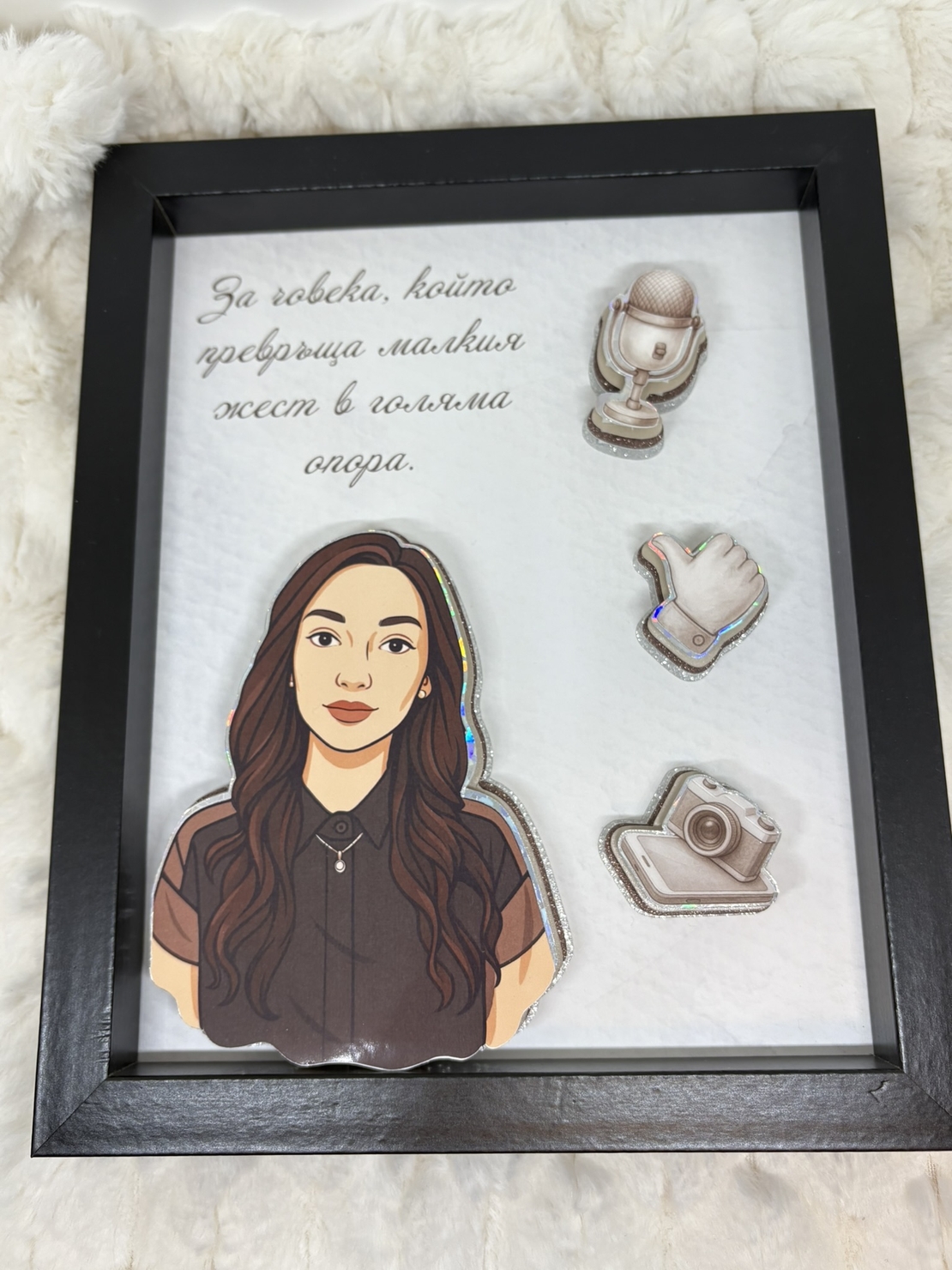 CRAFTONA Рамка с 3д изображение по снимка - UGC подарък