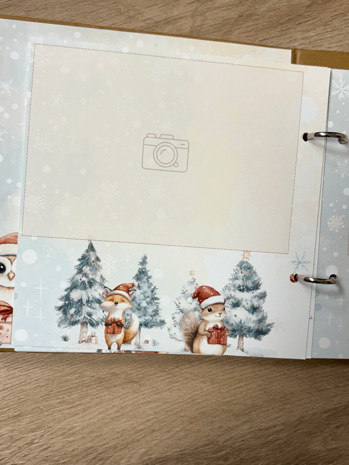 CRAFTONA Албум дневник с ринг механизъм – коледен горски свят