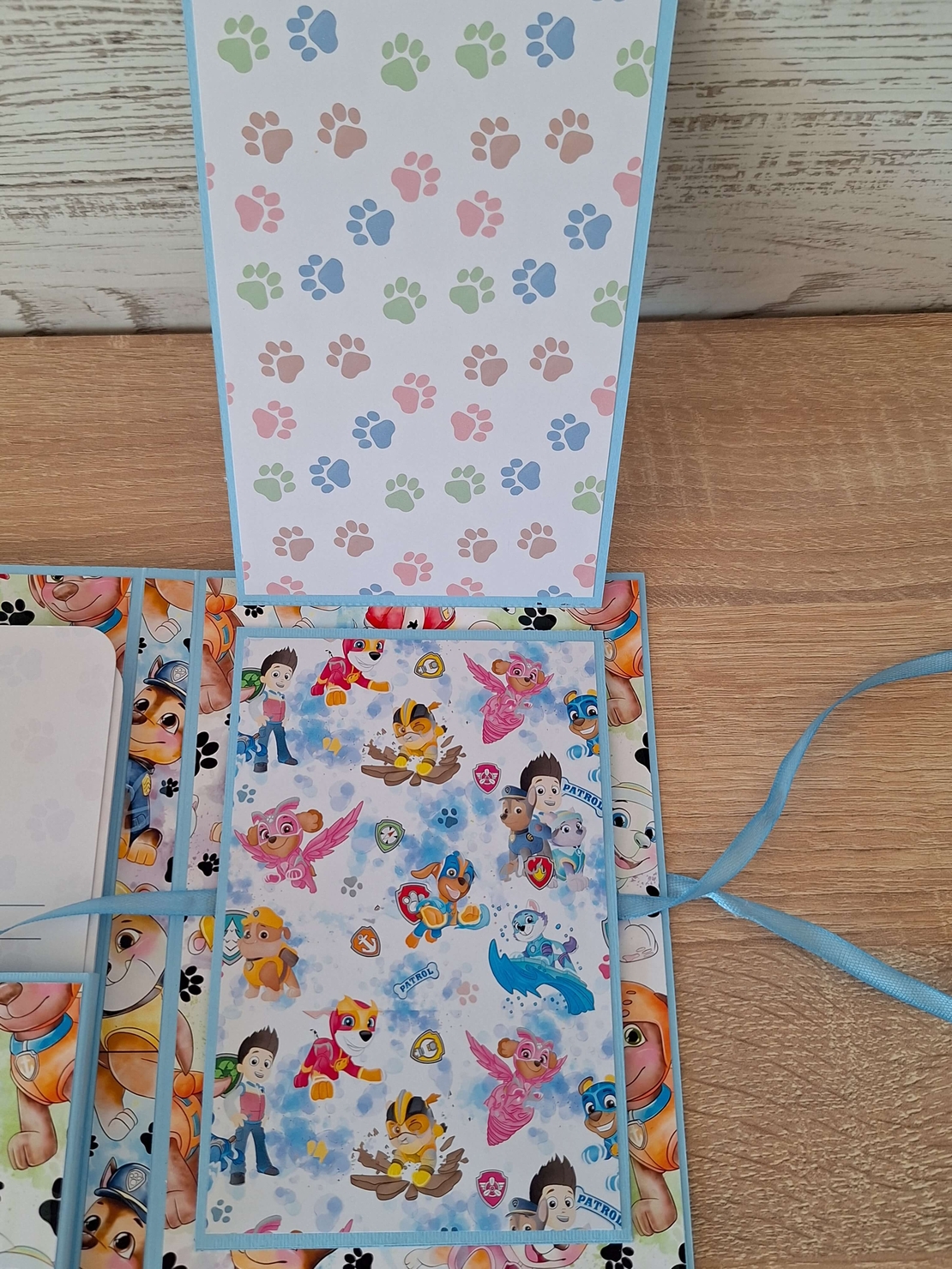 Мини албум картичка HM Ivona - луксозен дизайн с 3D Paw Patrol