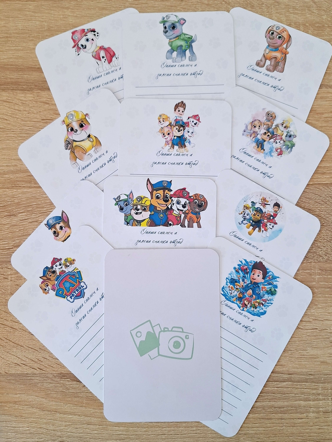 Мини албум картичка HM Ivona - луксозен дизайн с 3D Paw Patrol
