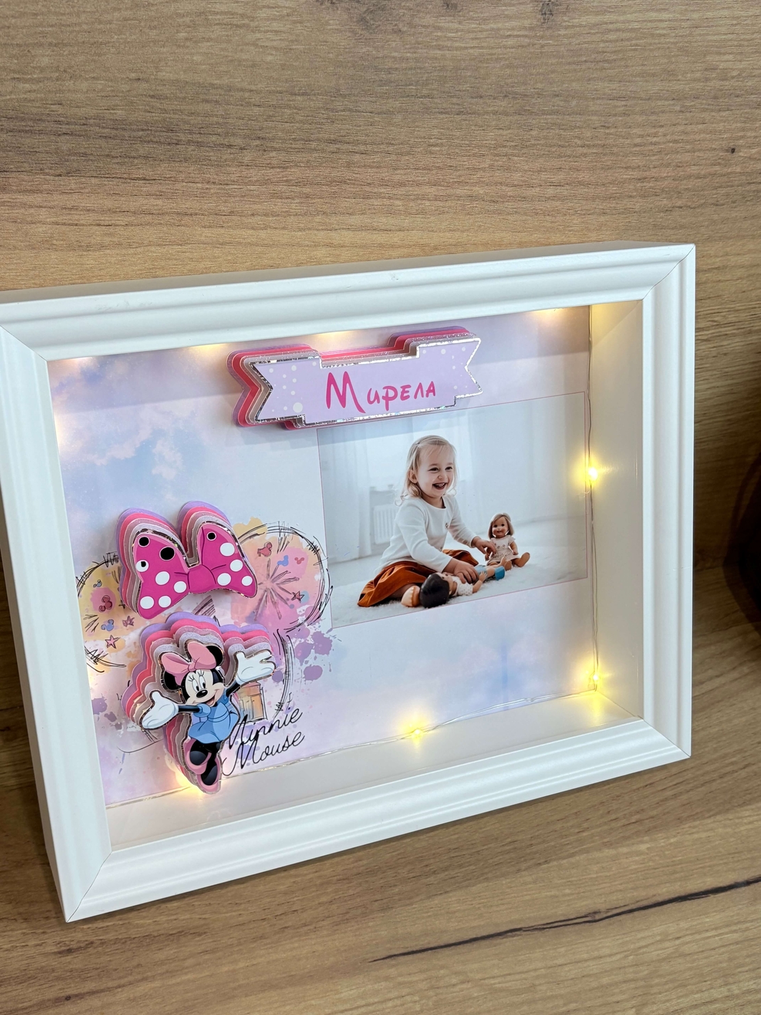 LumiFrame със снимка и мини маус