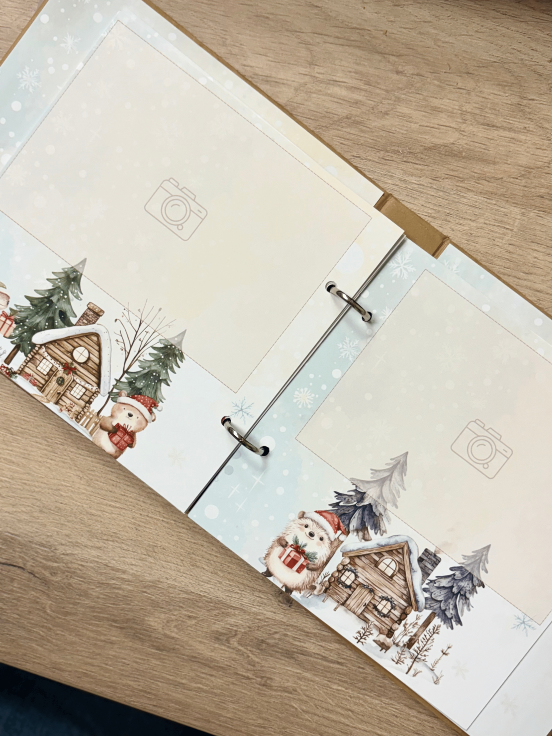 CRAFTONA Албум дневник с ринг механизъм – коледен горски свят