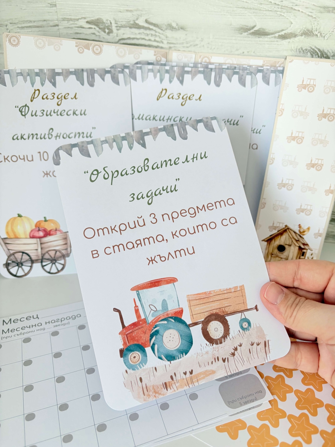Албум с карти за добро поведение и награди