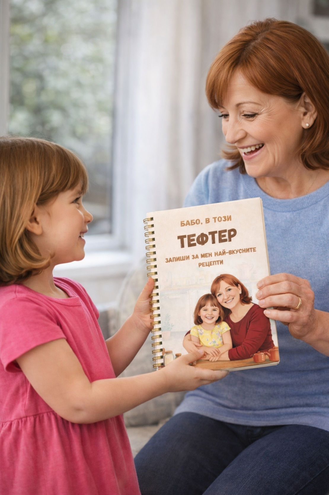 CRAFTONA Тефтер за рецепти – подарък за баба от сърце