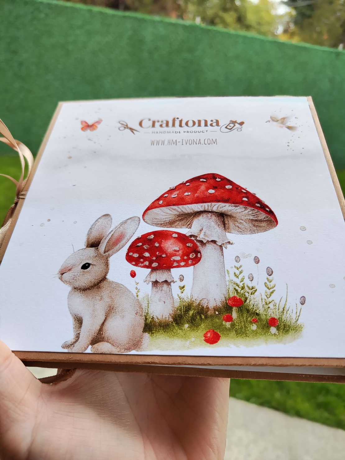 Бебешки албум за спомени „Горски животни“ – персонализиран