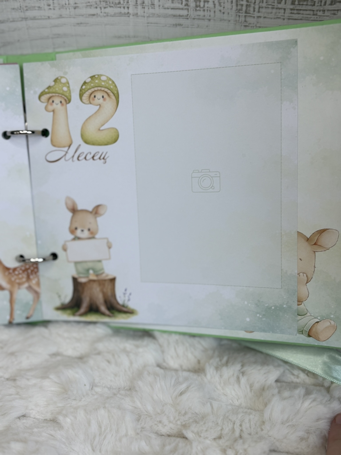 CRAFTONA Албум дневник с ринг механизъм - Зелени зайчета