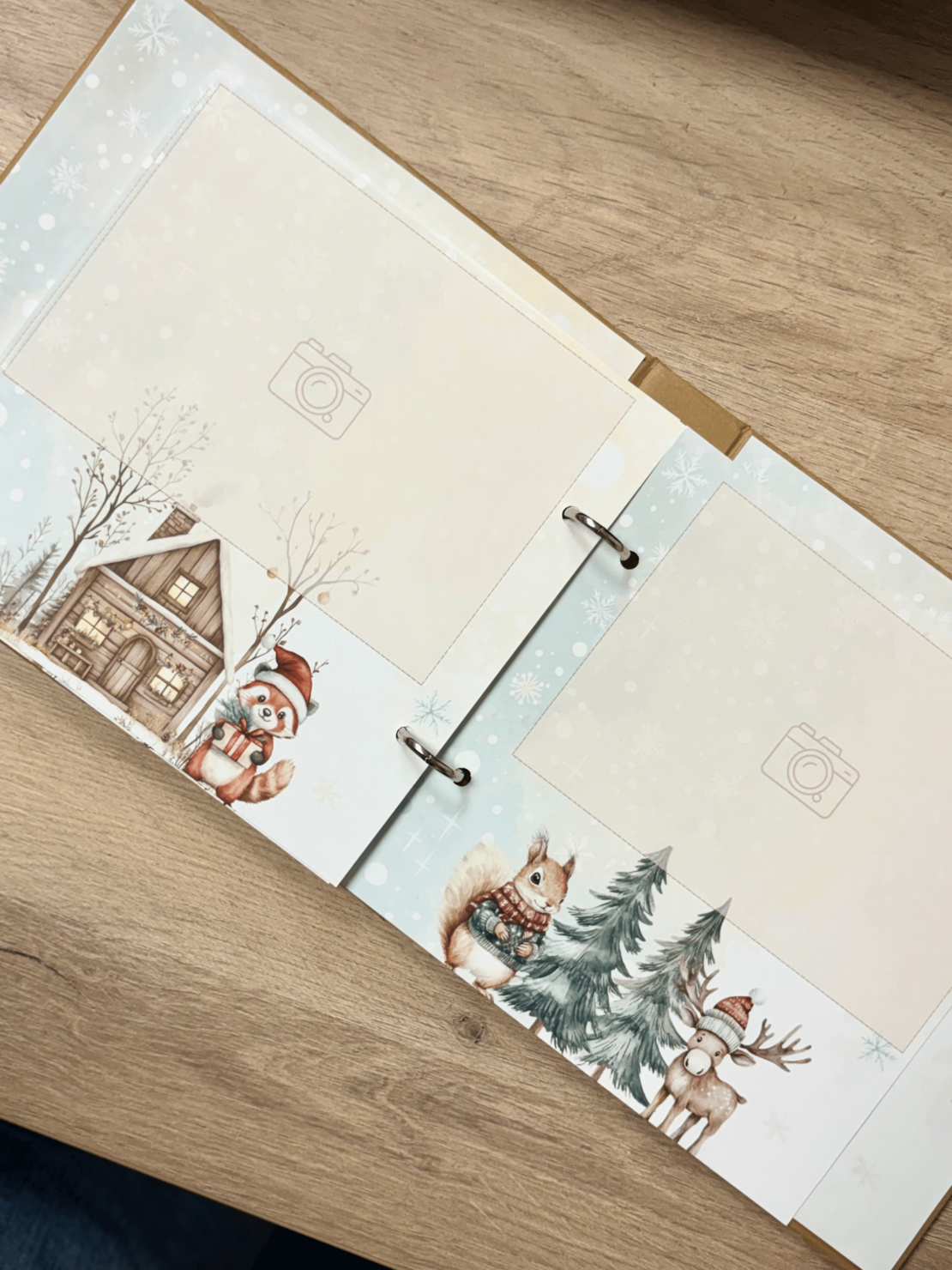 CRAFTONA Албум дневник с ринг механизъм – коледен горски свят