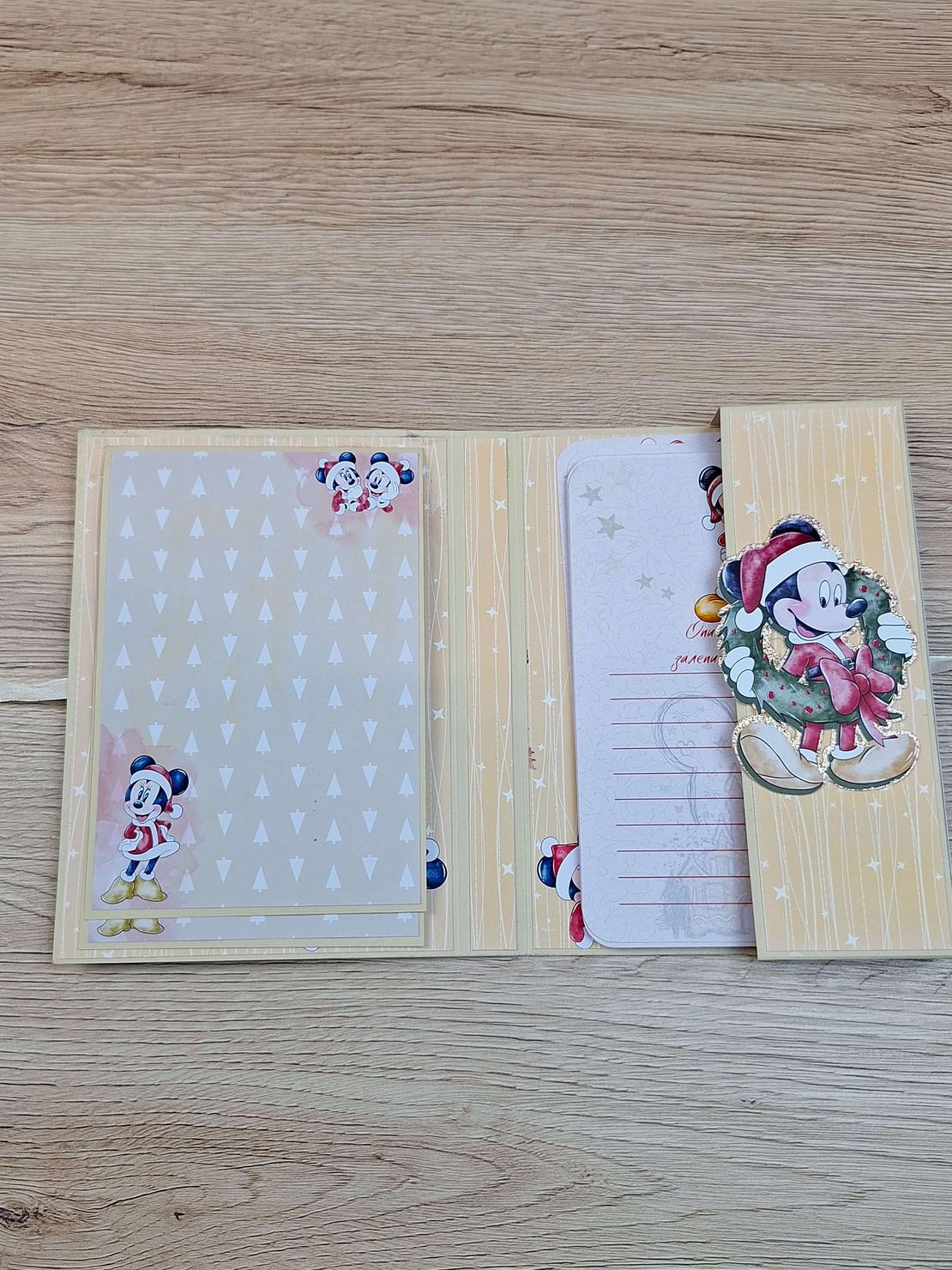 CRAFTONA Коледен албум с фотокарти – мики и мини маус