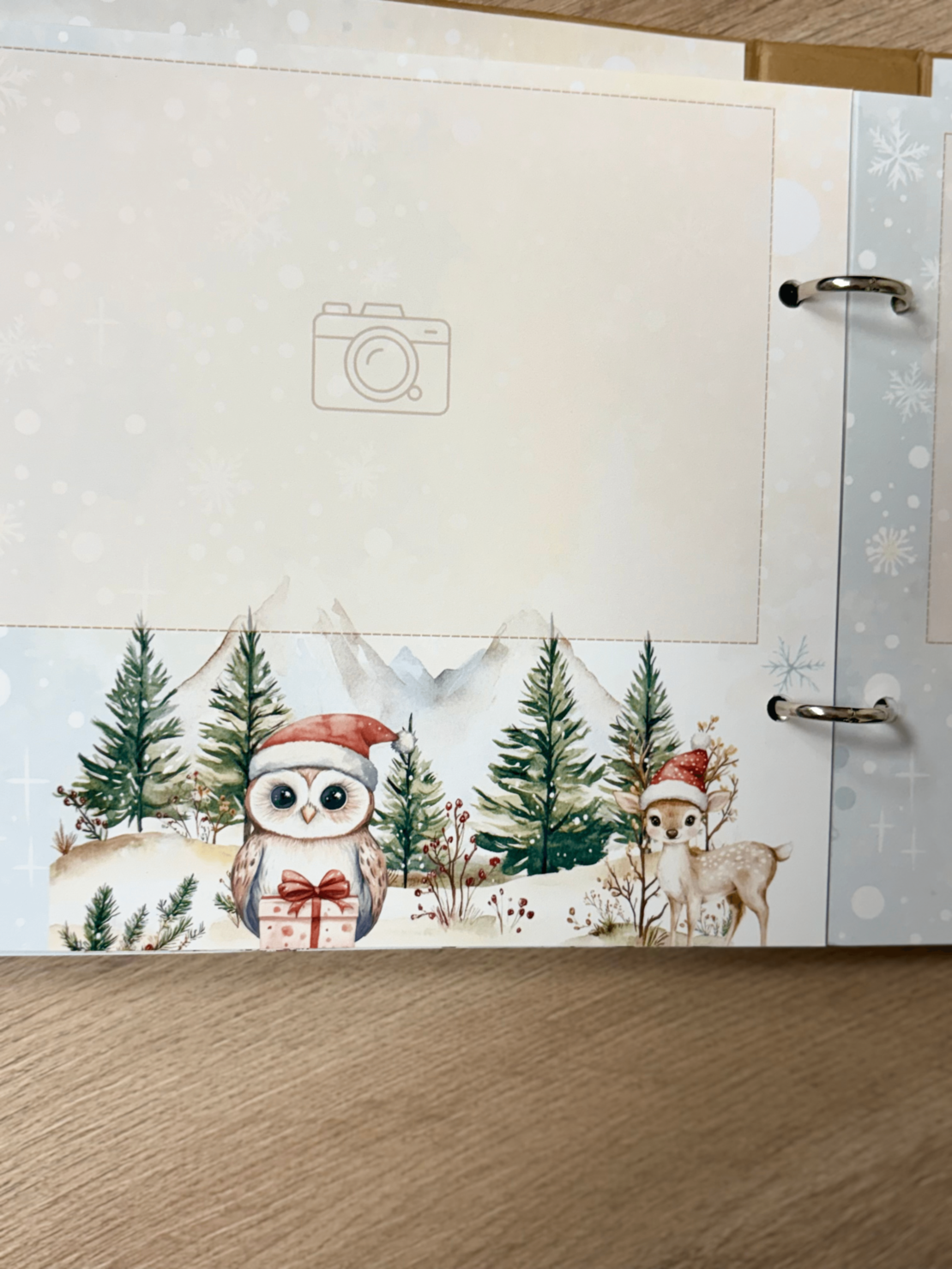 CRAFTONA Албум дневник с ринг механизъм – коледен горски свят