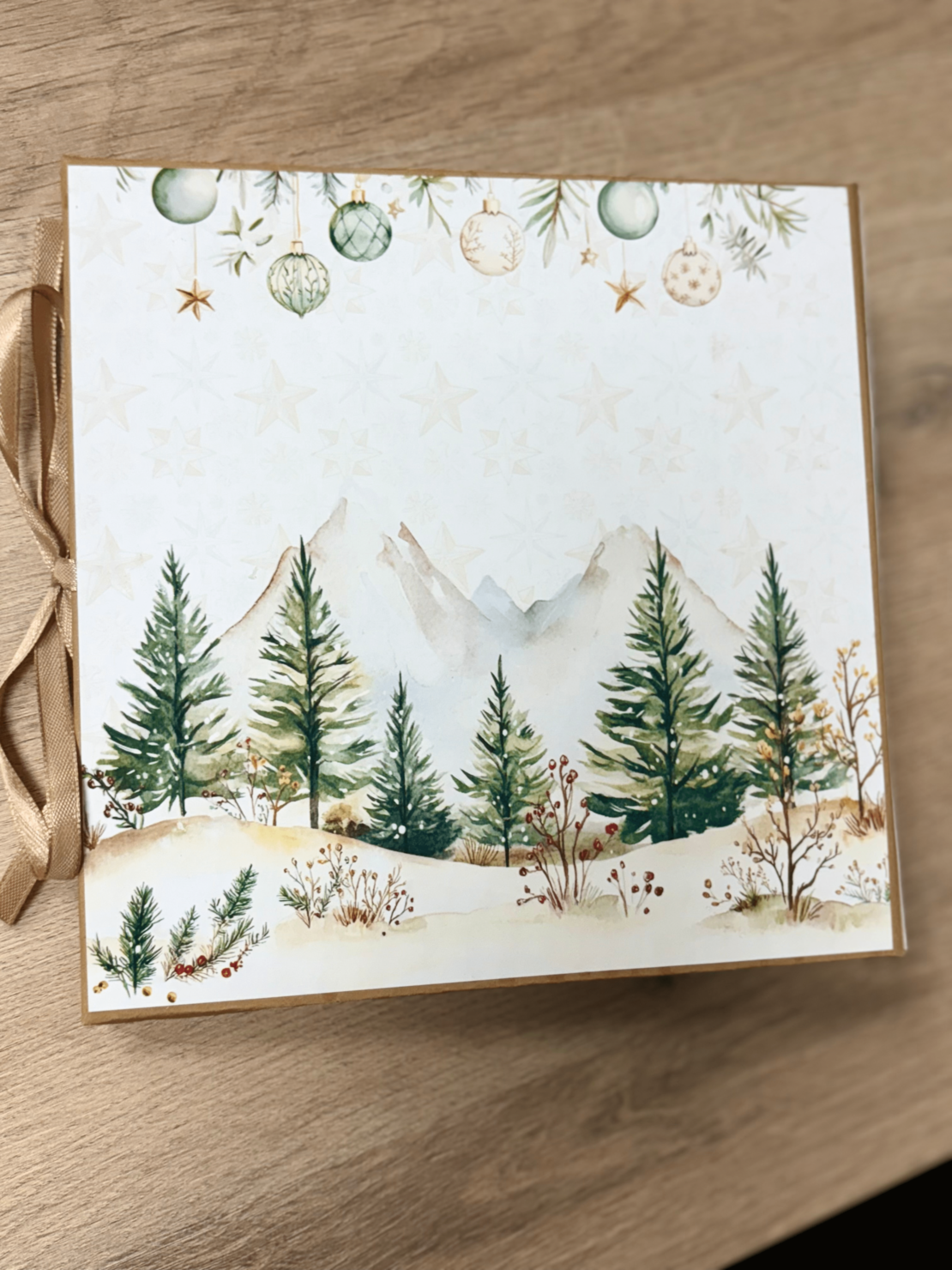 CRAFTONA Албум дневник с ринг механизъм – коледен горски свят